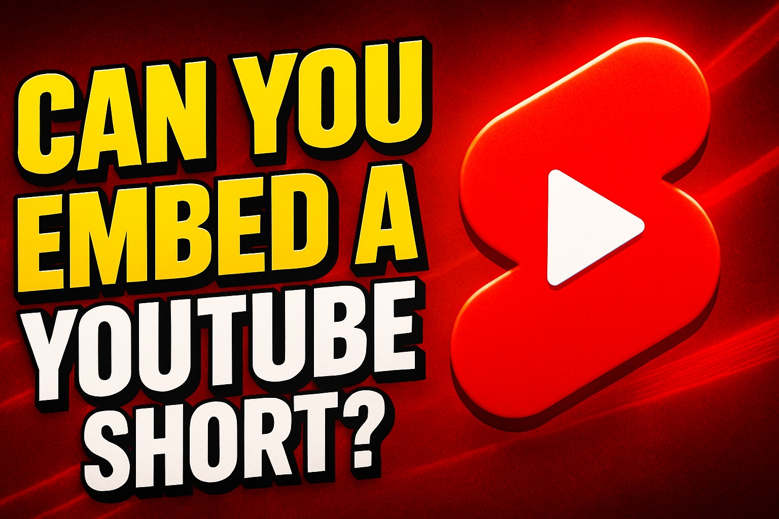 Can You Embed A Youtube Short